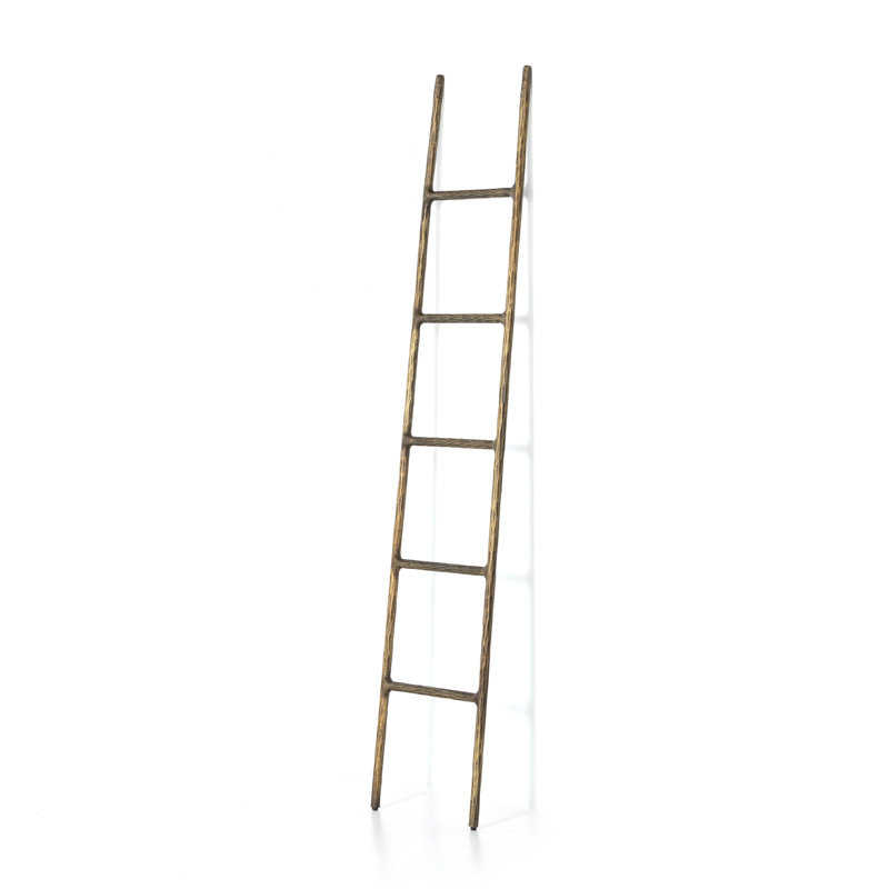 Element Boothe Ladder, Hammered Aged Brass