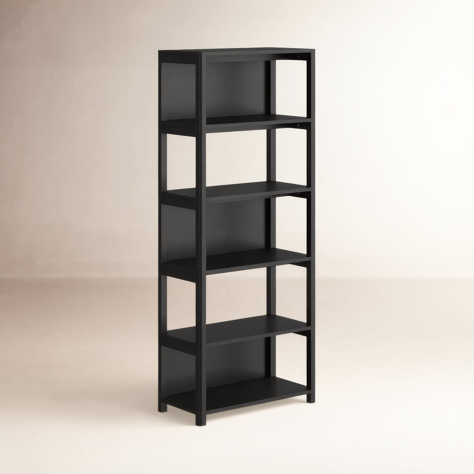 Versa 32" Acacia Bookcase, Black