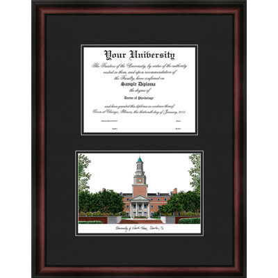NCAA University of North Texas Diploma Picture Framed