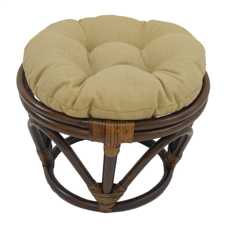Outdoor 4'' Ottoman Seat Cushion, Sandstone