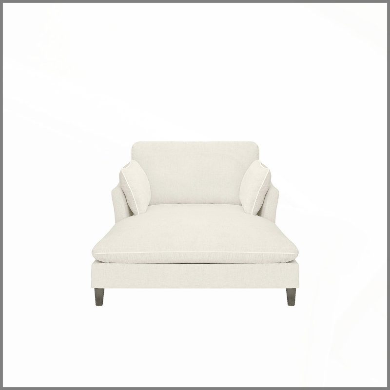 Canapé-lit 51,2 po Modern, Beige