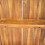 Table de salle à manger d'extérieur en bois d'acacia de L 79 po
