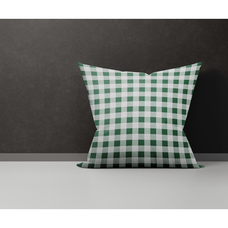  Housse et insert de coussin en coton Margot, L 17 po x H 17 po, Émeraude