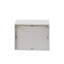 Ensemble de 2 tables de chevet murales peu encombrantes avec tiroir-123955464