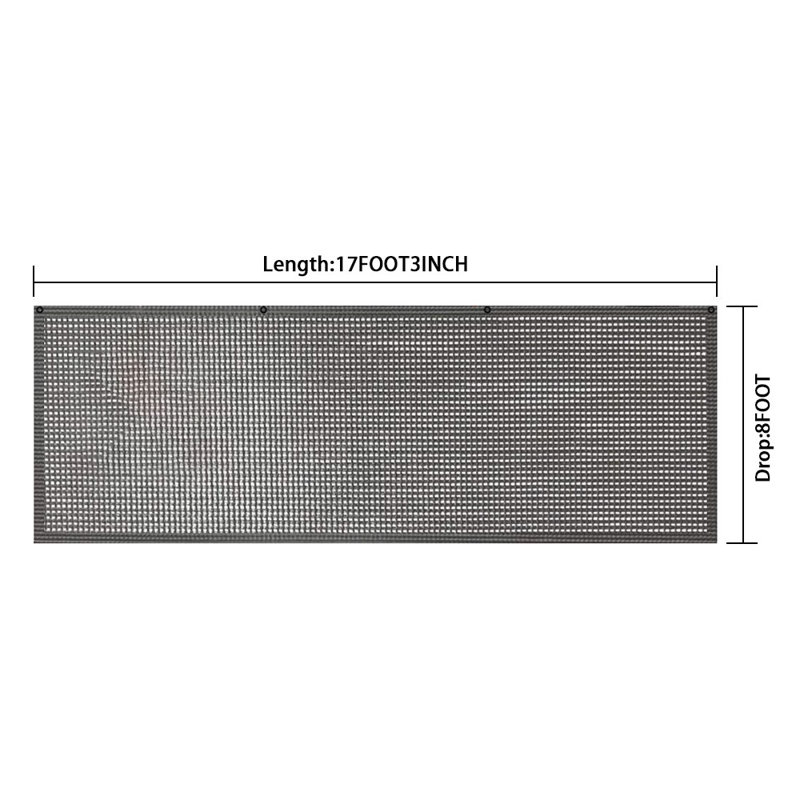 Pare-soleil pour auvent Findmall, H 17,34 po x l 13,79 po x P 7,09 po