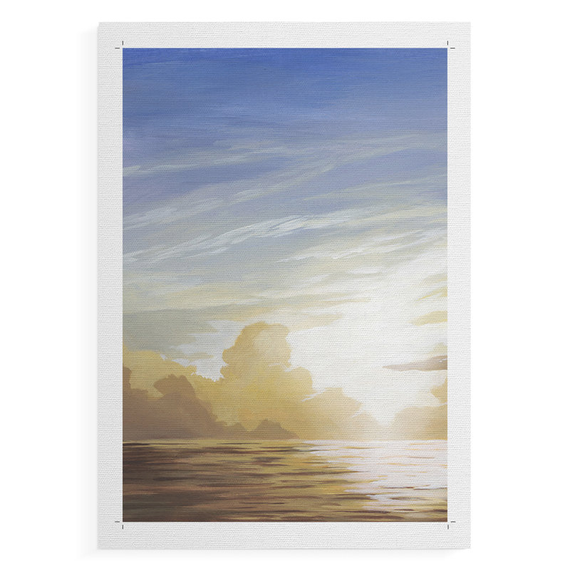 Luminous Waters I - Impression sur toile seulement - NON-CADRE, H 60 po x l 40 po