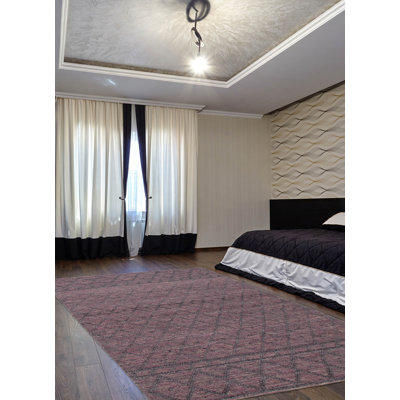 Tapis rectangulaire en laine 6 pi x 9 pi 1 po Sulai