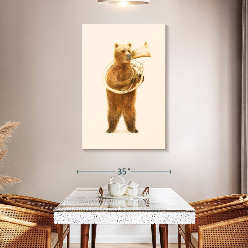 Ketti The Bear And Its Helicon, 48" H x 32" W