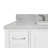 Cambridge 43'' Single Bathroom Vanity with Carrara Marble Top-26337887