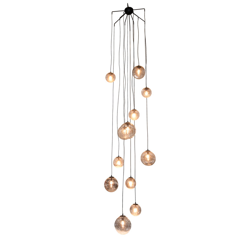 41" Wide Bola 12 Light Cascading Pendant