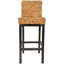 Wadebridge Counter Stool with Solid Wood Frame