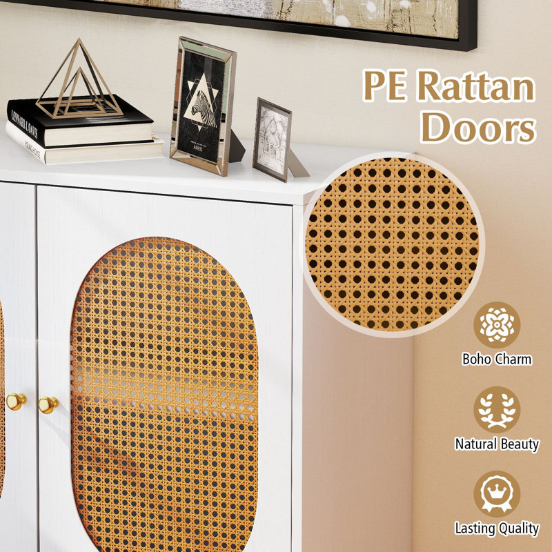 Metal Rectangle Accent Cabinet