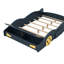 Lit plateforme pleine grandeur en forme de voiture de course avec roues et rangement, durable et élégant pour les chambres d'enfants-1618544469-1618544470