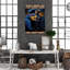 «Man I Play Guitare I Drink», reproduction sur toile-1779991131