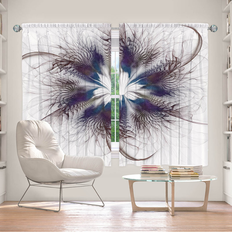 Glynnis Room Darkening Curtain Pair, L 56 po x L 78 po
