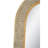 24.2"x36"  Woven Texture Decorative Arched Mirror
