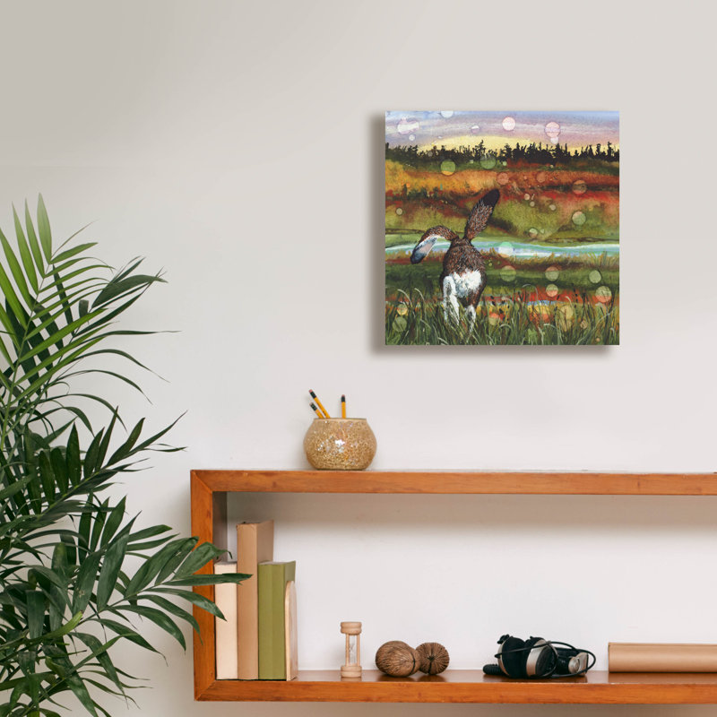 Art mural sur toile, H 12 po x l 12 po x P 0,75 po