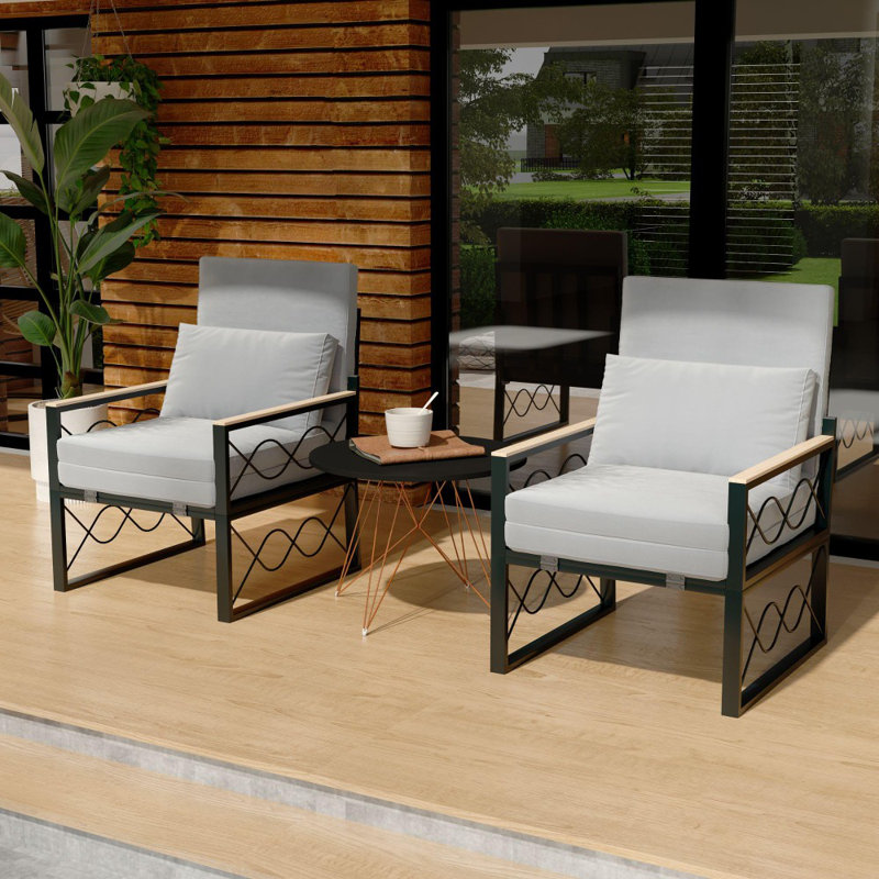 Chaise longue d'extérieur en métal, Gris