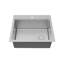 Évier de cuisine à cuve simple en acier inoxydable 25 po x 22 po Karran Fusion
