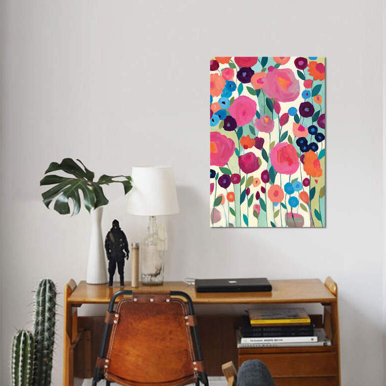 «Never a Dull Moment», reproduction d'impression sur toile, H 26 po x l 18 po x P 1,5 po, Toile tendue, Pas de tapis