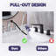 Widespread Pull Out Sprayer Bathroom Faucet, 2-Handle Bathroom Sink Faucet-118499421