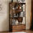 Nut brown Solid  Wood Display Cases
