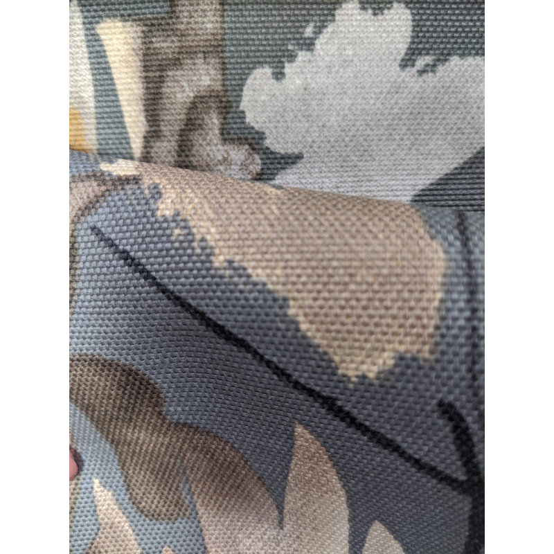 Tissu de lime Kassim, Gris / Brun