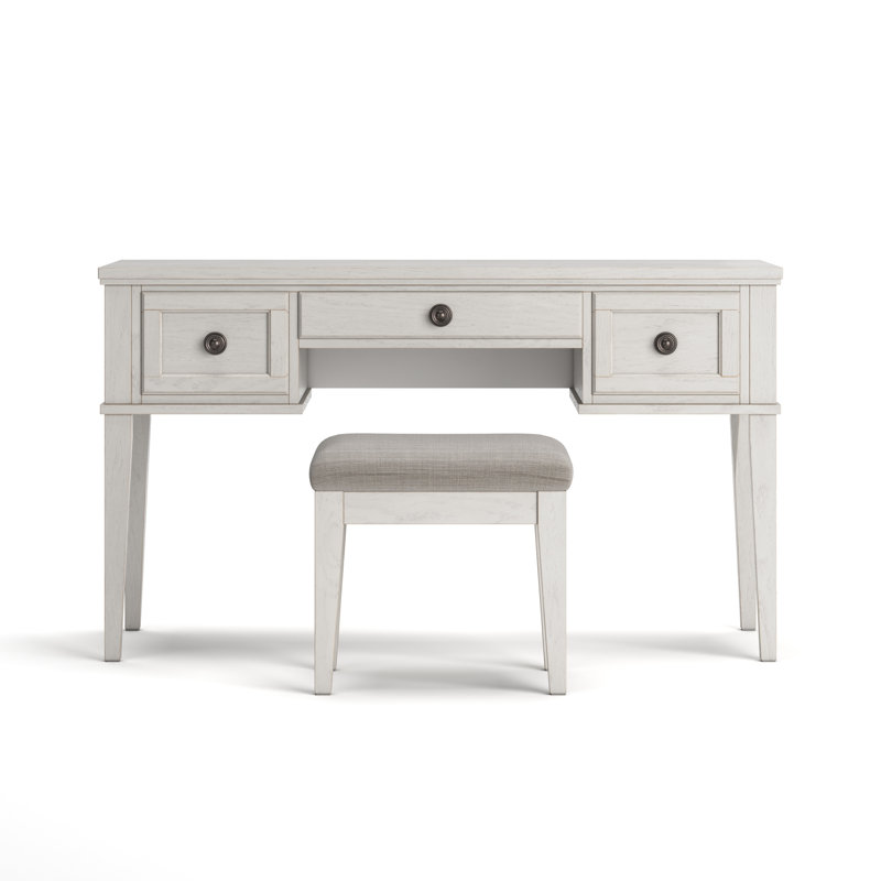 Ensemble coiffeuse avec tabouret Dadrianna