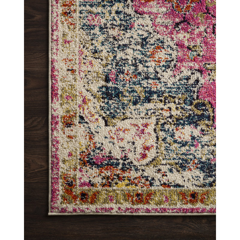 Lorenz Oriental Indoor Rug, Round 5'