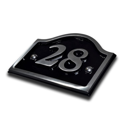 Jaclynn 11.5cm H Reflective Metal House Number