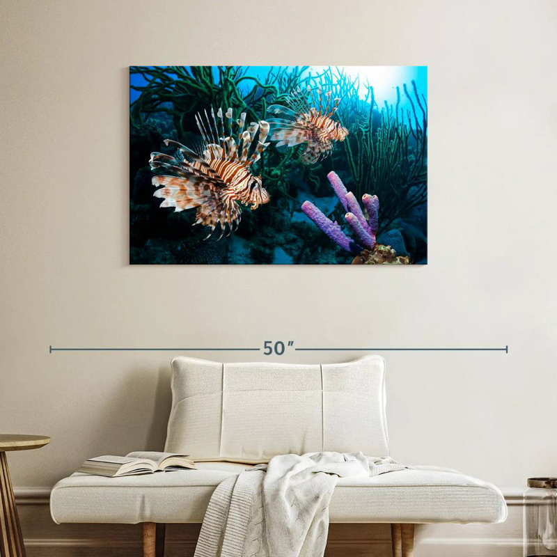 Brampt Atlantic Ocean Lionfish, 26" H x 39" W
