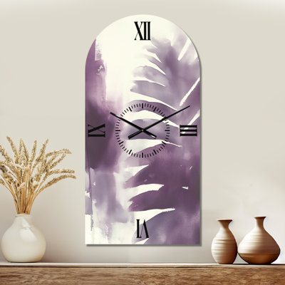 Horloge murale Calathea Pattern Reverie II - Arche tropicale