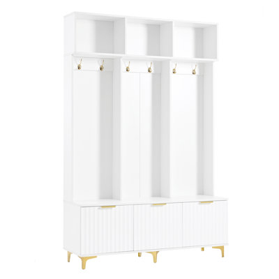 Grand portique de rangement avec banc ON-TREND