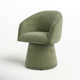 Kyo Chenille Upholstered Barrel Chair