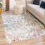 Tapis floral vert / mauve / blanc Adelin-1206130742