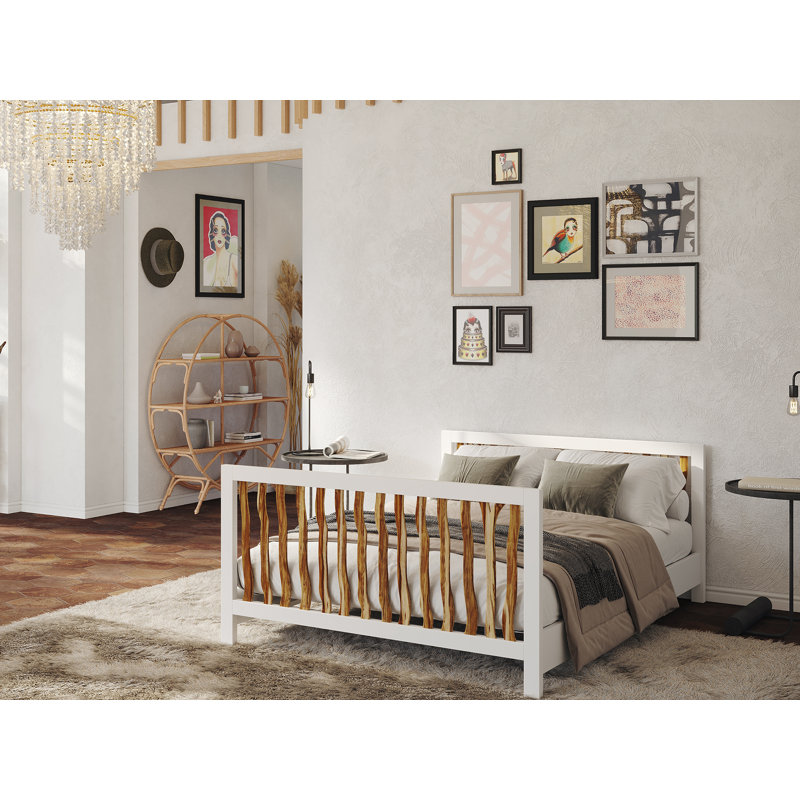 Milk Street Baby Branch Adult Rail Conversion Kit (Snow), White