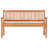 Quinlan 59 " W Teak Solid Wood Outdoor Garden Bench