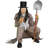 Haunted Hill Farm  48 In. Motion-Activated Crouching Grave Digger by Tekky, Talking Halloween Animatronic