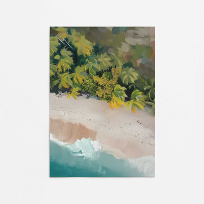 Tide Beneath the Palms Rolled Print
