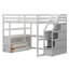 Lit mezzanine double avec tiroirs Varujhan Kids-2061484385