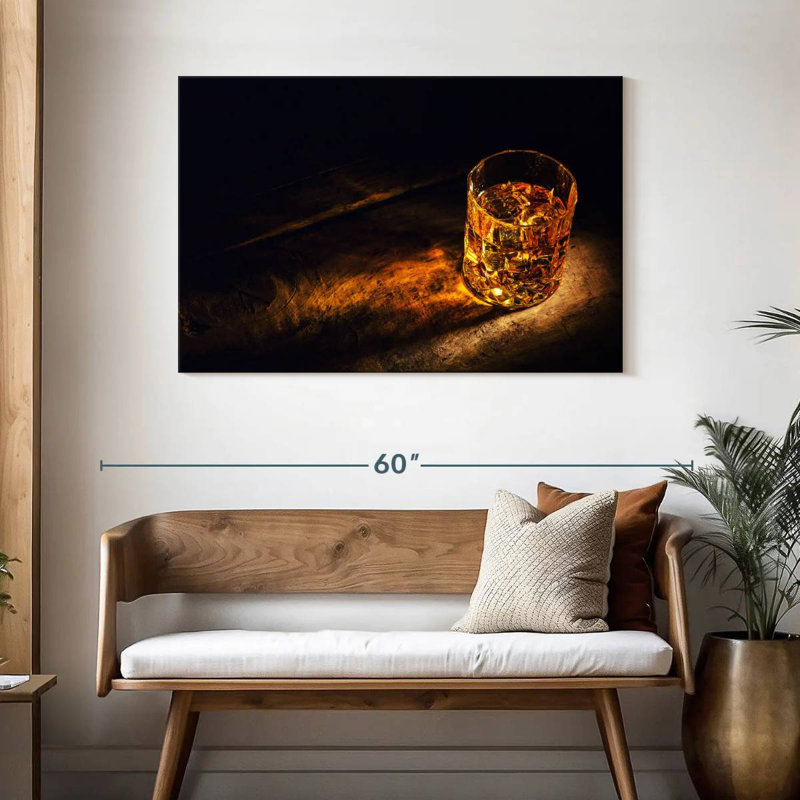 Yarlin Golden Whiskey, 30" H x 45" W