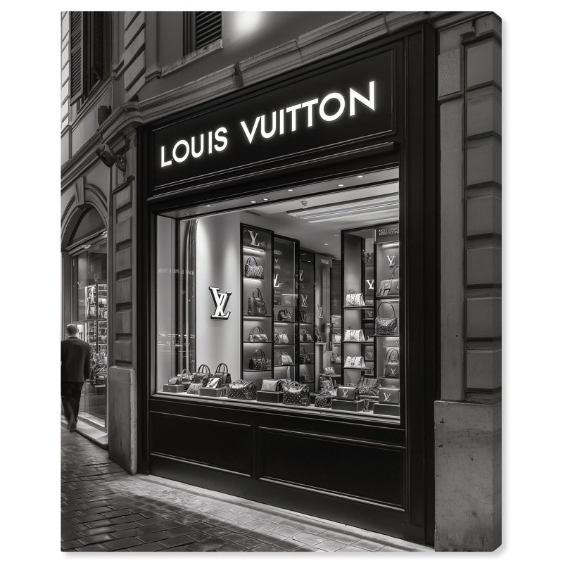 House of Vuitton II, impressions sur toile par Art Remedy, H 30 po x l 24 po, Toile tendue