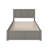 Maud Solid Wood Platform Bed with Footboard & Full Trundle-848237114