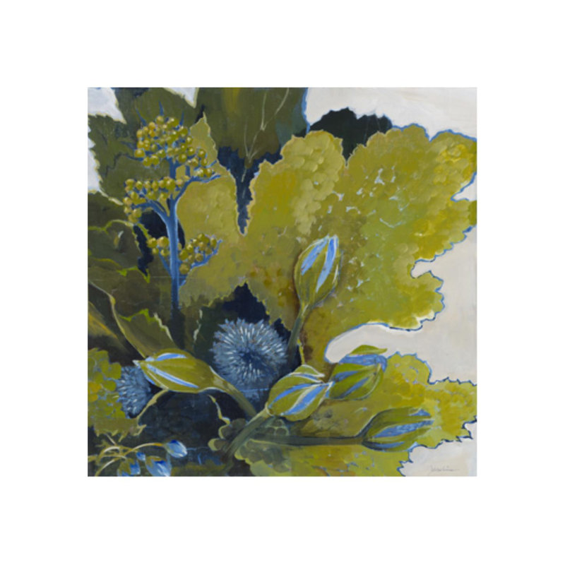 Baies fraîches I - Peinture, Couche de verre, H 36 po x l 36 po
