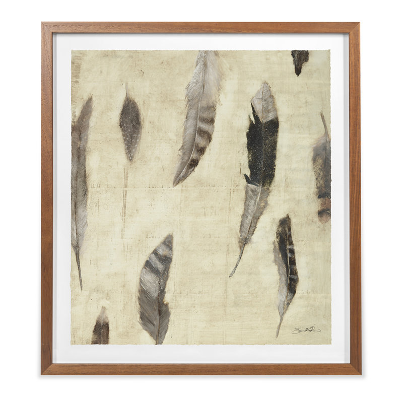 Feather Heirloom 3 Print by Sarah Atkinson, 30" H x 27.5" W