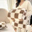 Checkered Lightweight Soft & Cozy Flannel Fleece Throw Blanket for Sofa & Bed in All Season-125344964-125344965