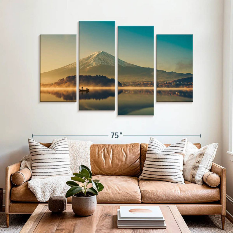 Mount Fuji Sunset, H 42 po x l 68 po