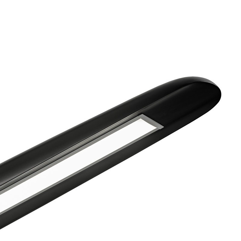 Luminaire suspendu pour îlot de cuisine 1 lumière DEL Teyden, Noir mat