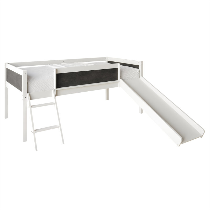 Airielle Kids Twin Loft Bed, White