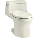 San Souci™ 1.28 GPF Water Efficient Round One-Piece toilet (Seat Included)